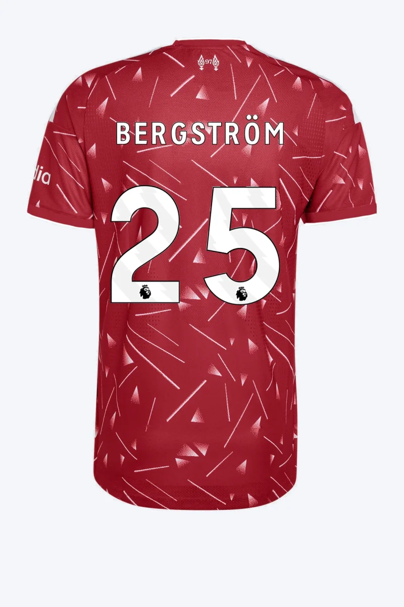 Bergström 25 Voetbalshirt - Liverpool FC 26/27 Thuis Authentic