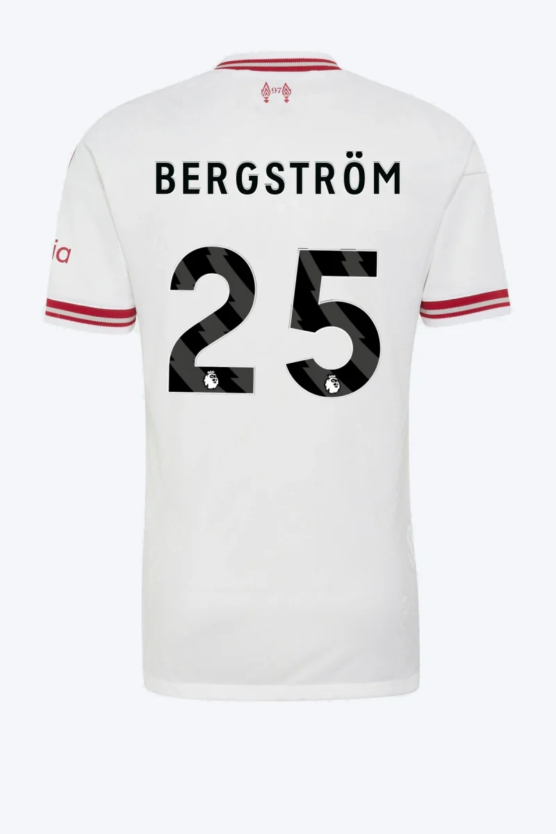 Bergström 25 Voetbalshirt - Liverpool FC 26/27 Uit Authentic