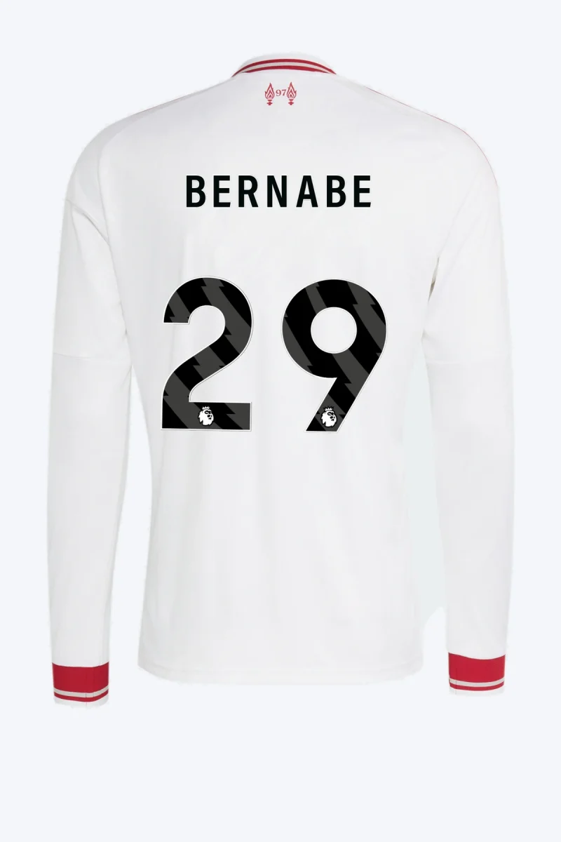 Bernabe 29 Voetbalshirt - Liverpool FC 26/27 Uit Longsleeve