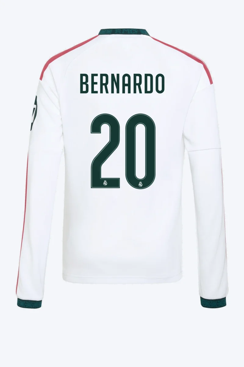 Bernardo 20 Voetbalshirt - Real Madrid 26/27 Thuis Lange Mouw Kids