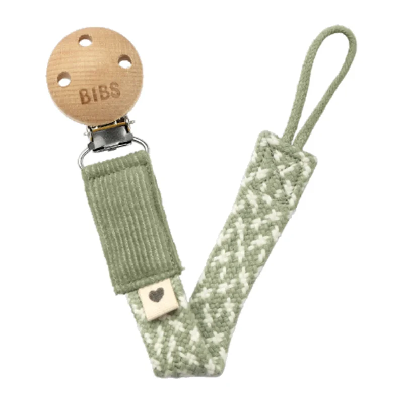 BIBS Speenkoord Paci Braid Sage/Ivory