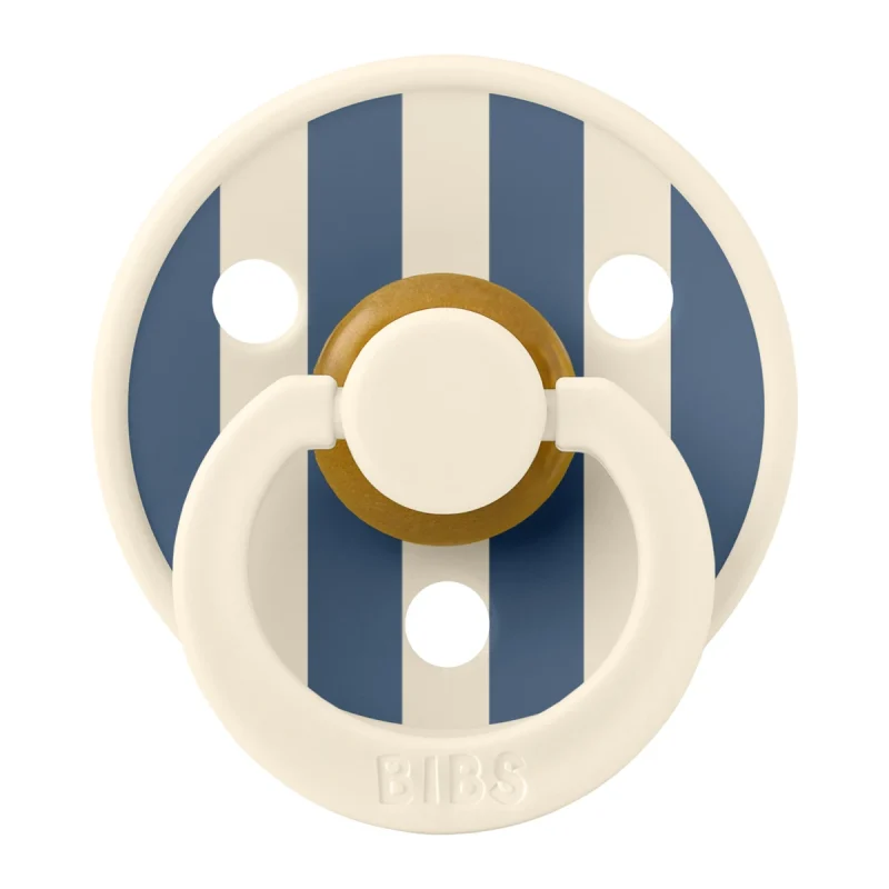 BIBS Studio Colour Block -Ivory  Steel Blue