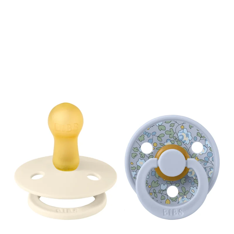 BIBS x LIBERTY Colour 2 Pack Eloise Dusty Blue Mix