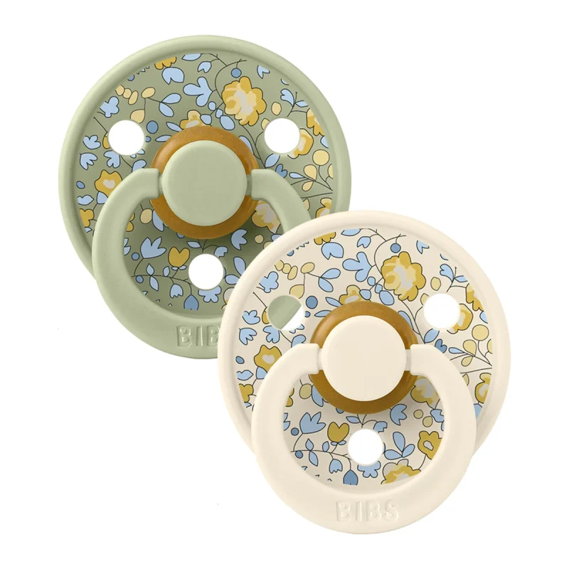 BIBS x LIBERTY Colour 2 Pack Eloise Sage  Mix