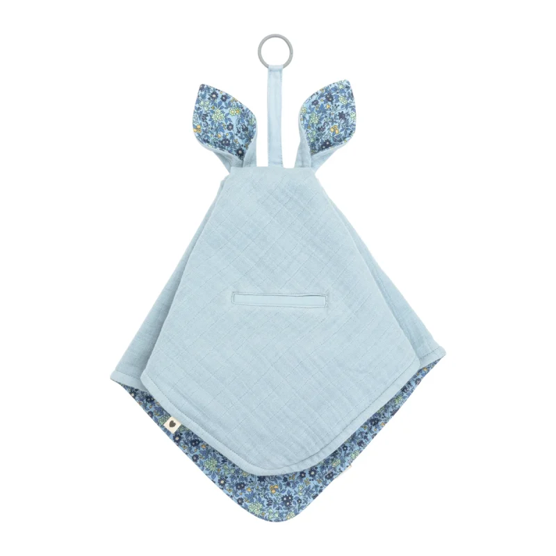BIBS x Liberty knuffeldoekje Baby Blue