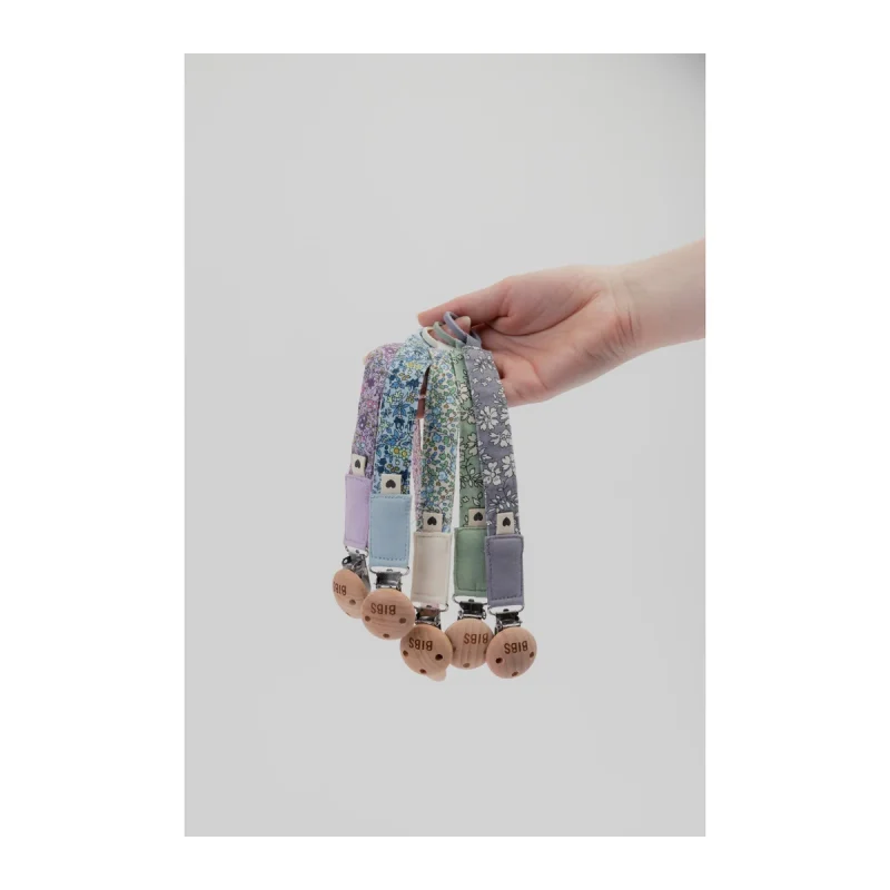 BIBS x Liberty Pacifier Clip - Capel Sage