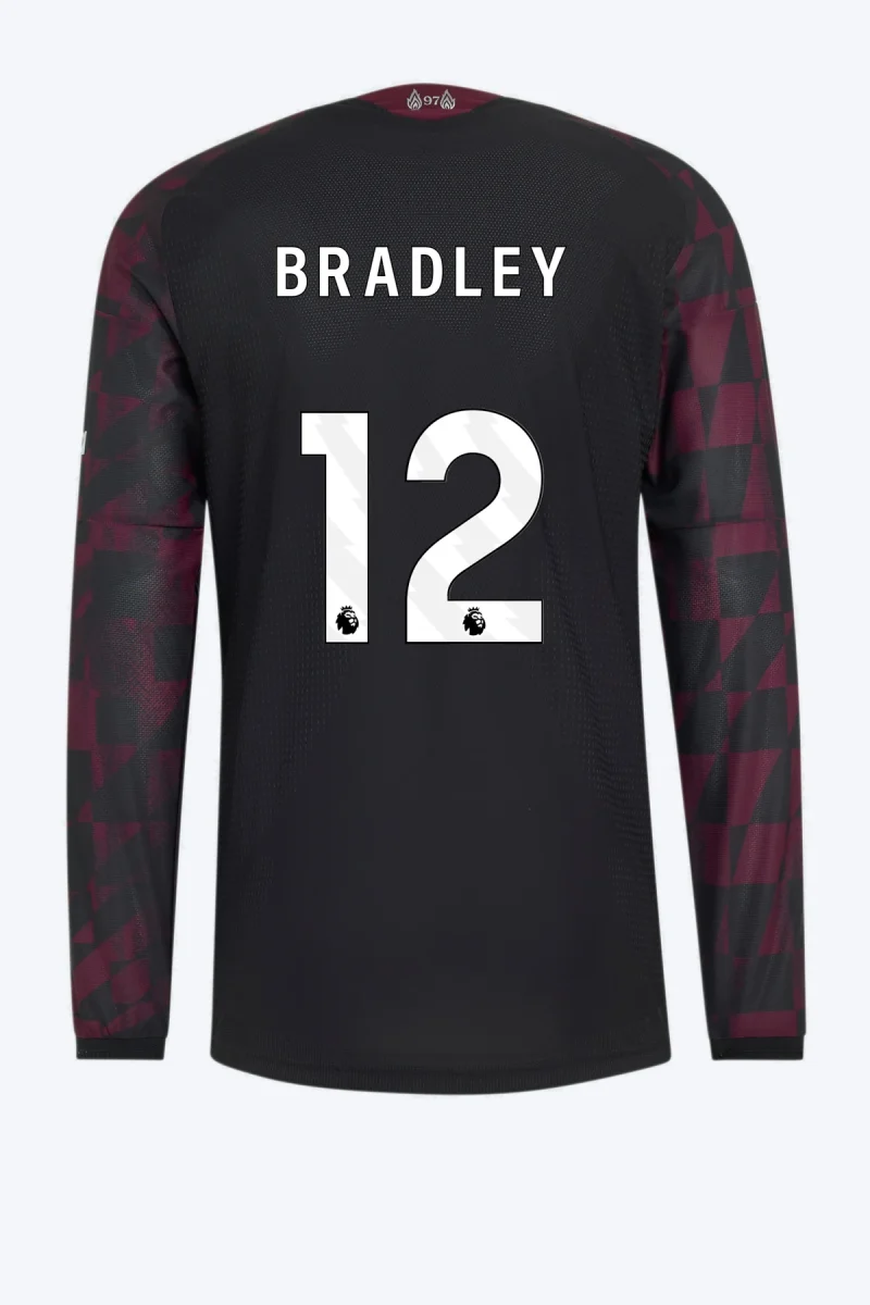 Bradley 12 Voetbalshirt - Liverpool FC 26/27 Derde Authentic Longsleeve