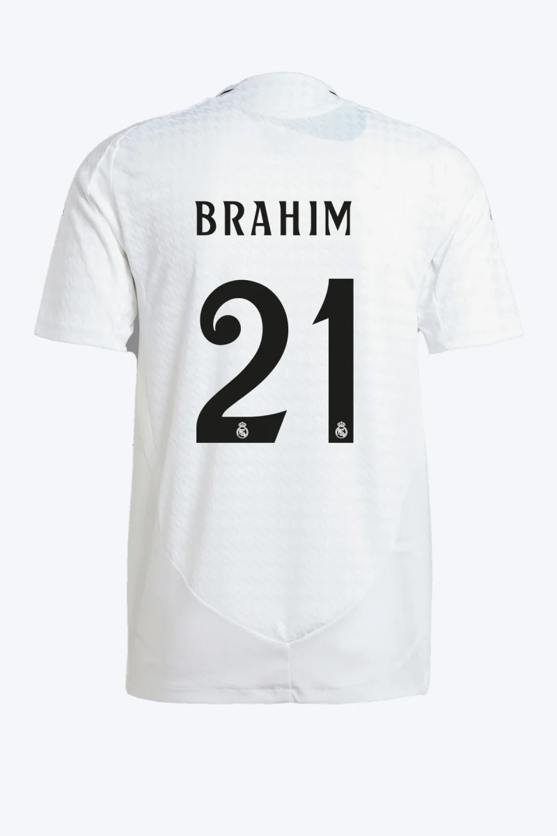 Brahim 21 Voetbalshirt - Real Madrid 24/25 Thuis Authentic