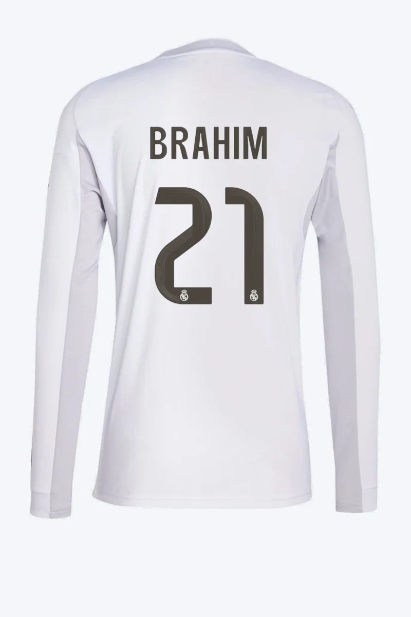 Brahim 21 Voetbalshirt - Real Madrid 25/26 Lange Mouw Thuis