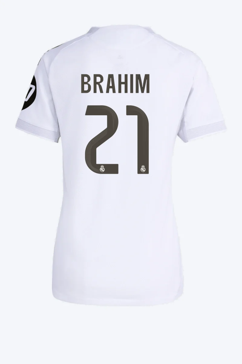 Brahim 21 Voetbalshirt - Real Madrid 25/26 Thuis Authentic