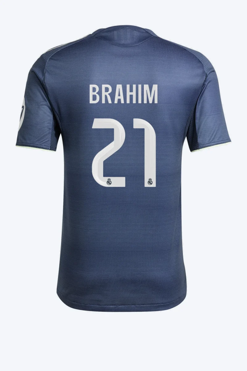 Brahim 21 Voetbalshirt - Real Madrid 25/26 Uit Authentic
