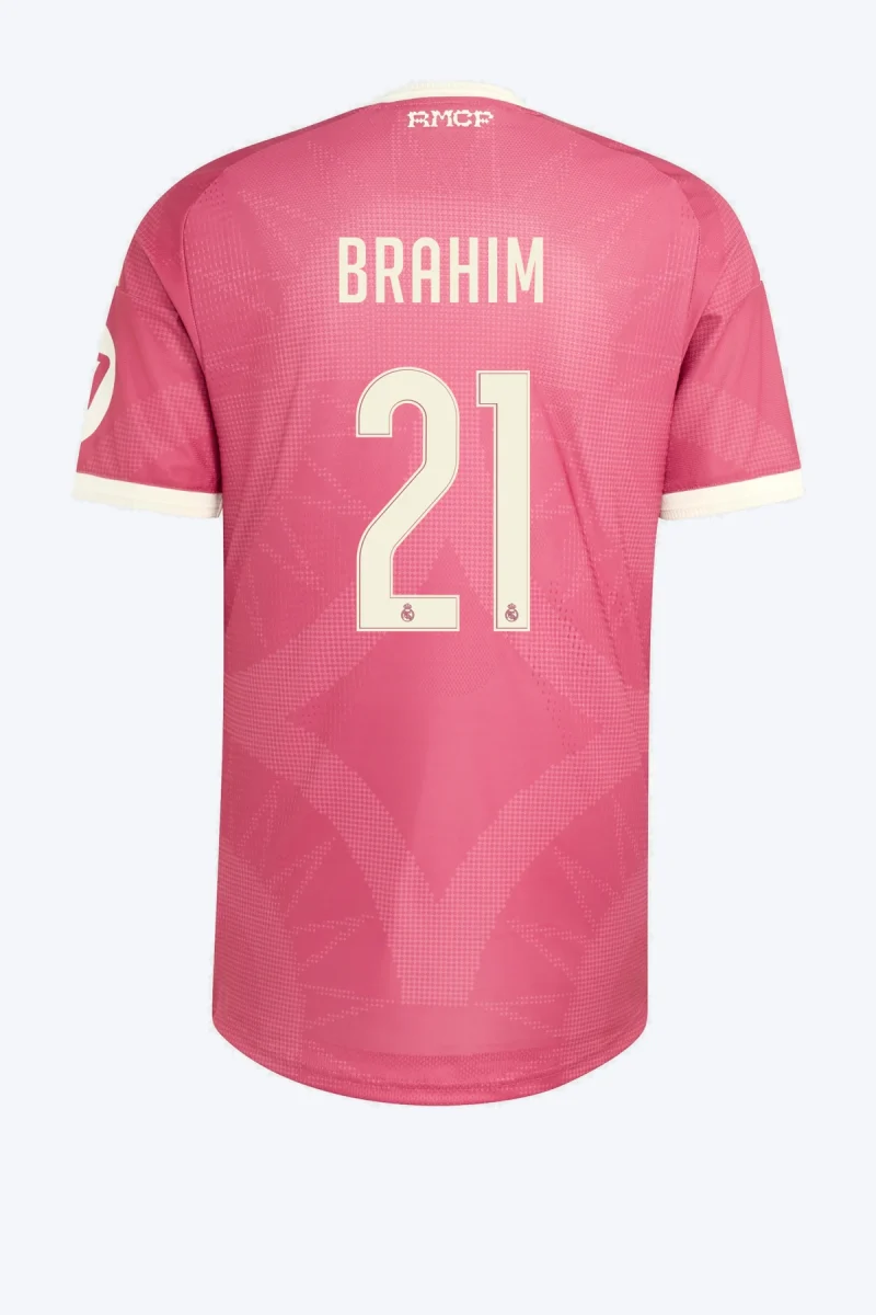 Brahim 21 Voetbalshirt - Real Madrid 26/27 Derde Authentic