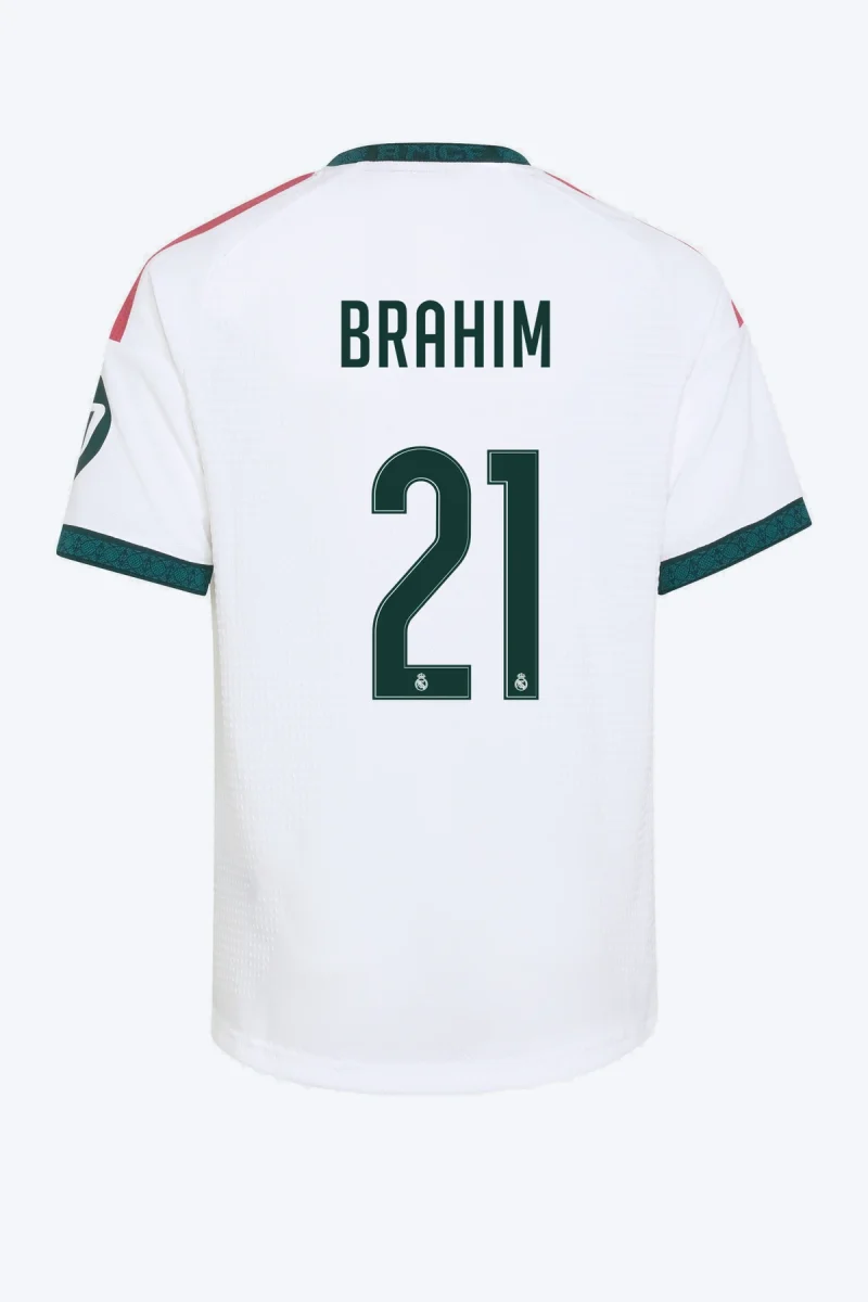 Brahim 21 Voetbalshirt - Real Madrid 26/27 Thuis Authentic Kids