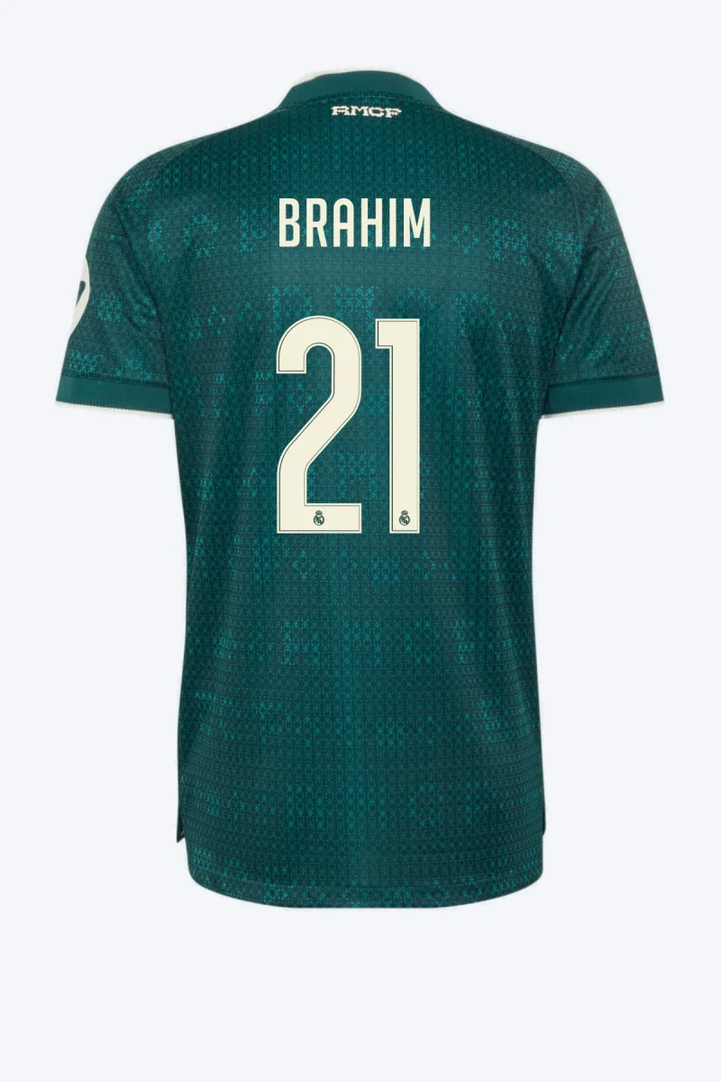 Brahim 21 Voetbalshirt - Real Madrid 26/27 Uit Authentic