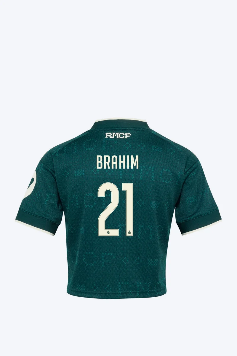 Brahim 21 Voetbalshirt - Real Madrid 26/27 Uit Cropped