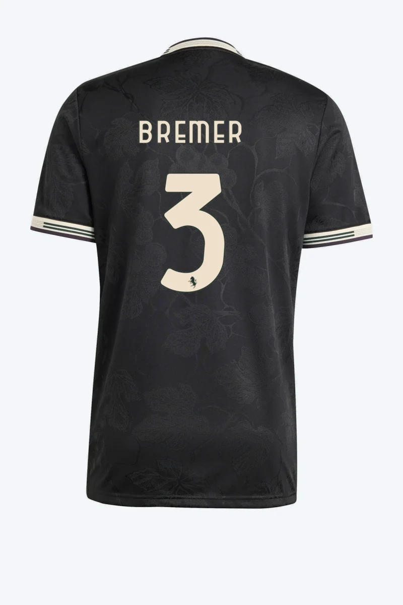 Bremer 3 Voetbalshirt - Juventus 25/26 Derde Authentic