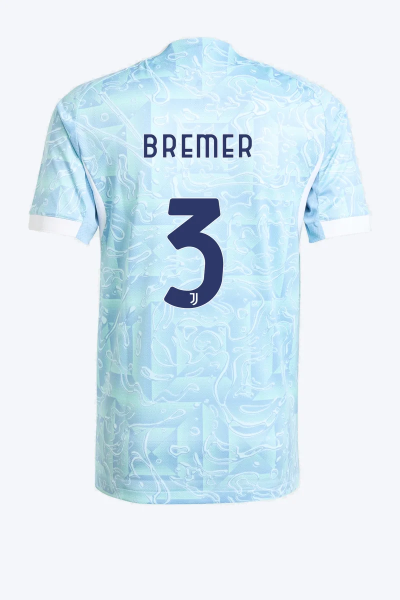 Bremer 3 Voetbalshirt - Juventus 25/26 Uit Authentic