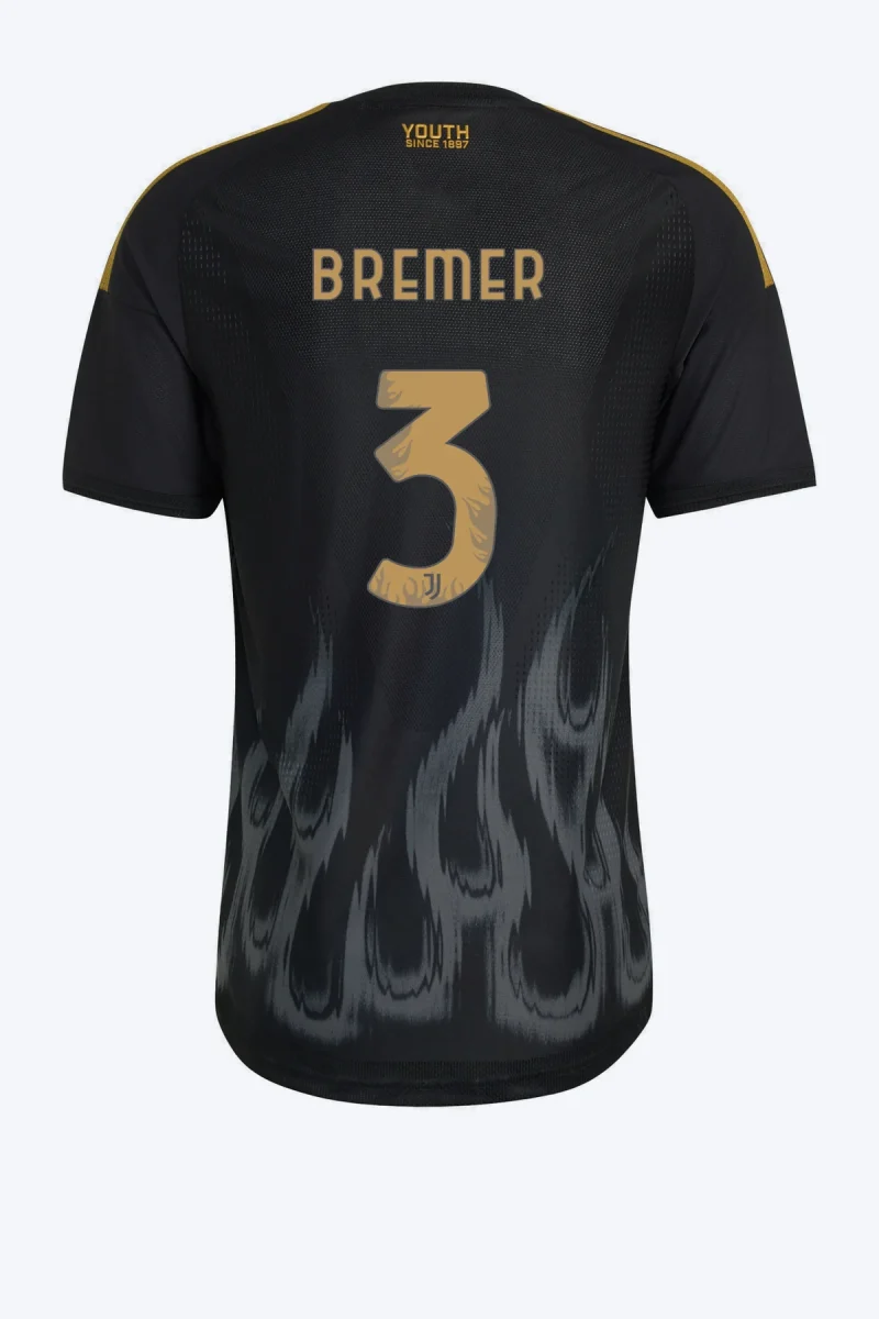 Bremer 3 Voetbalshirt - Juventus 26/27 Derde Authentic