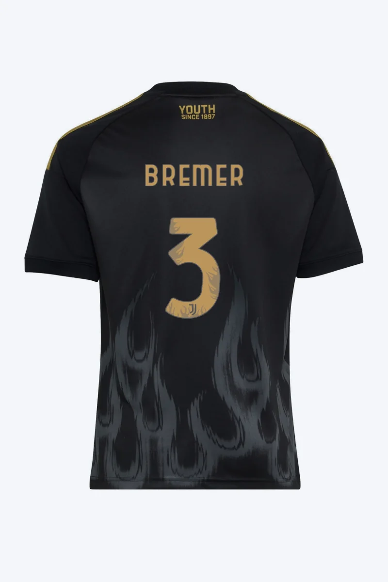 Bremer 3 Voetbalshirt - Juventus 26/27 Derde Kids