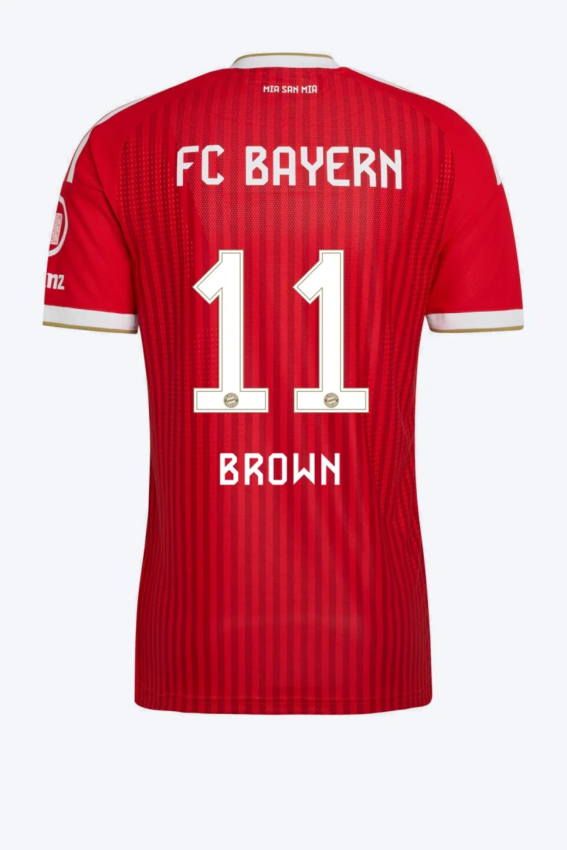 Brown 11 Voetbalshirt - FC Bayern 26/27 Thuis Authentic