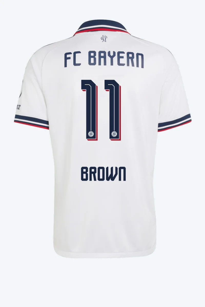 Brown 11 Voetbalshirt - FC Bayern 26/27 Uit Authentic