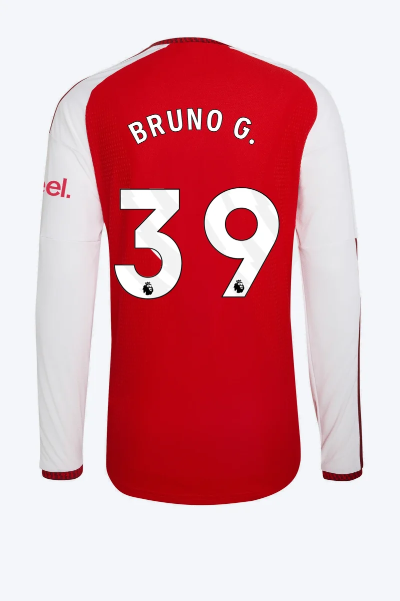 Bruno G. 39 Voetbalshirt - Arsenal FC 26/27 Thuis Authentic Lange Mouw