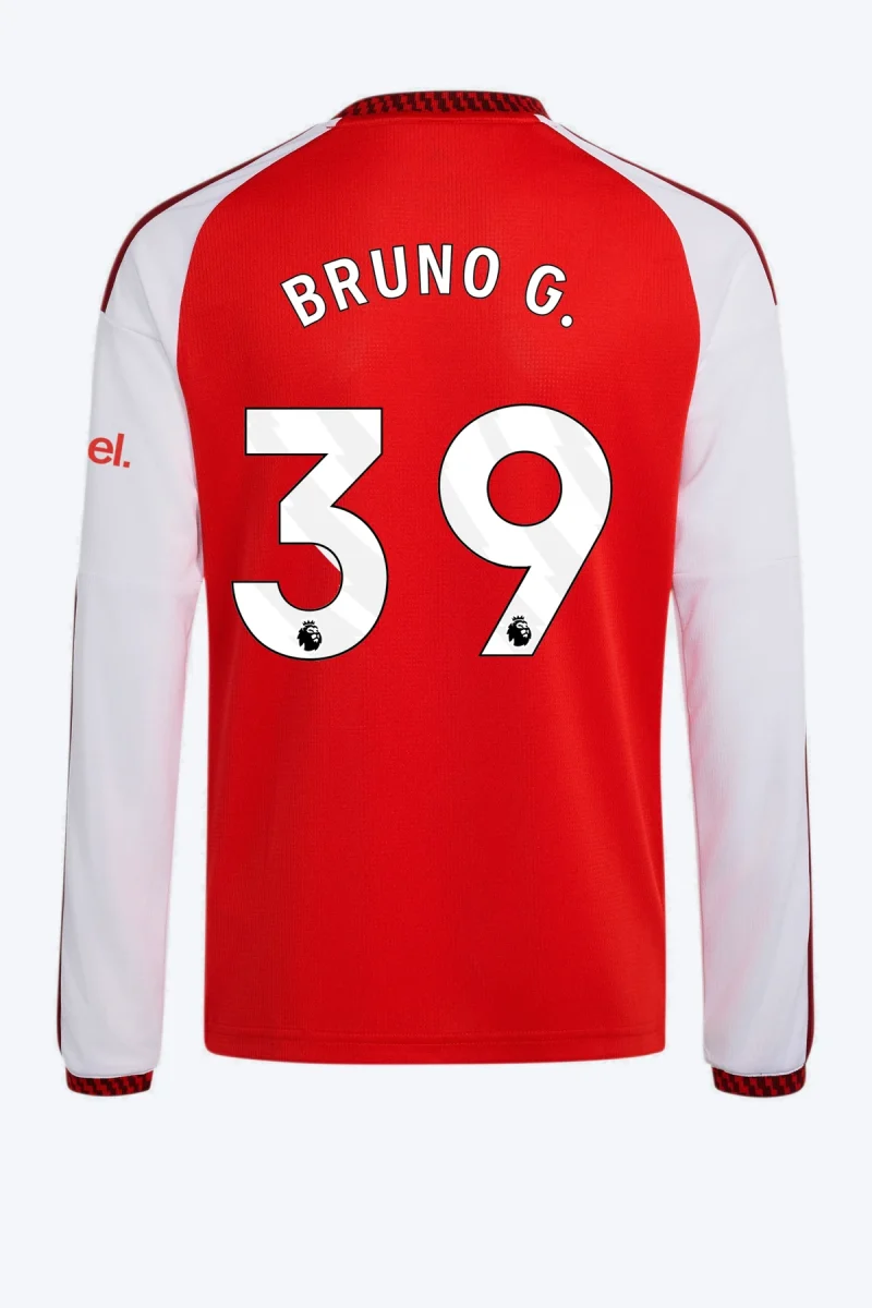 Bruno G. 39 Voetbalshirt - Arsenal FC 26/27 Thuis Kids Longsleeve