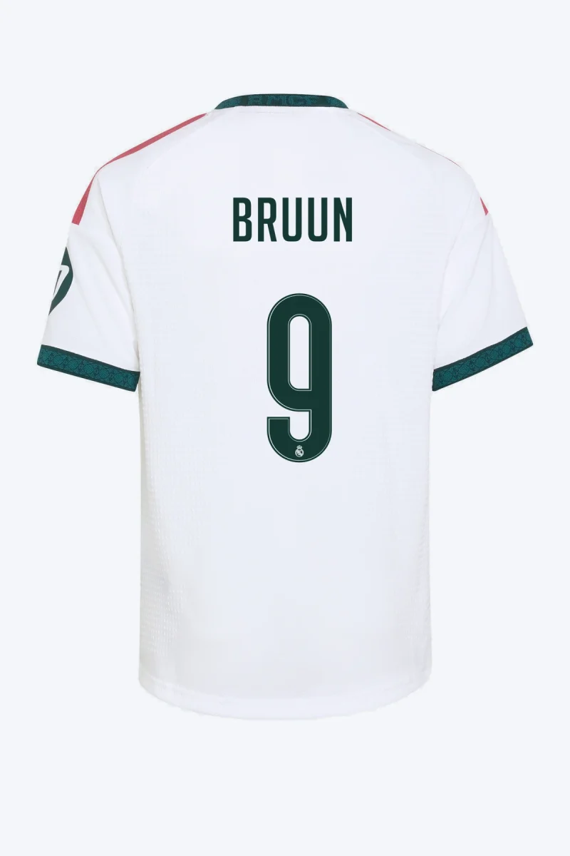 Bruun 9 Voetbalshirt - Real Madrid 26/27 Thuis Authentic Kids