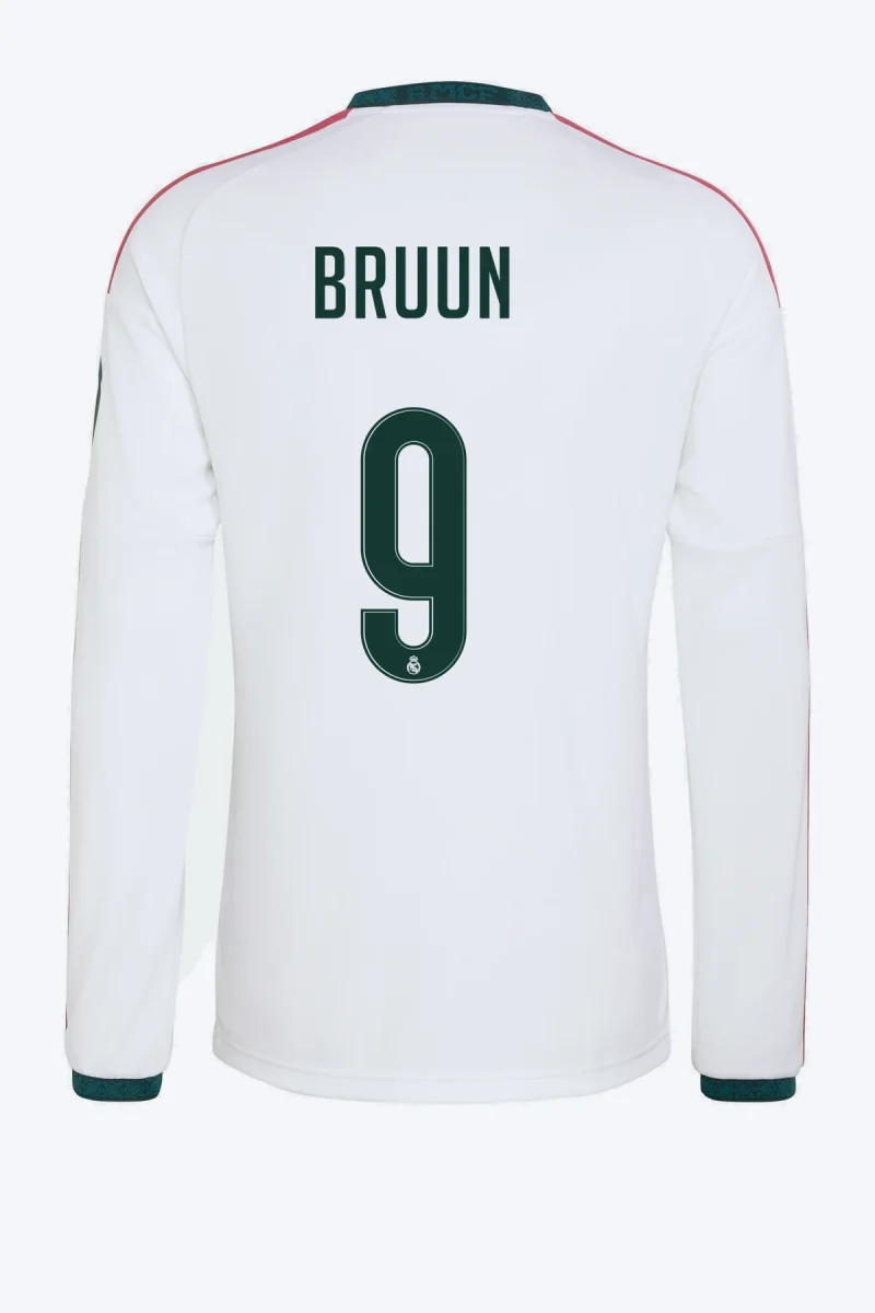 Bruun 9 Voetbalshirt - Real Madrid 26/27 Thuis Lange Mouw