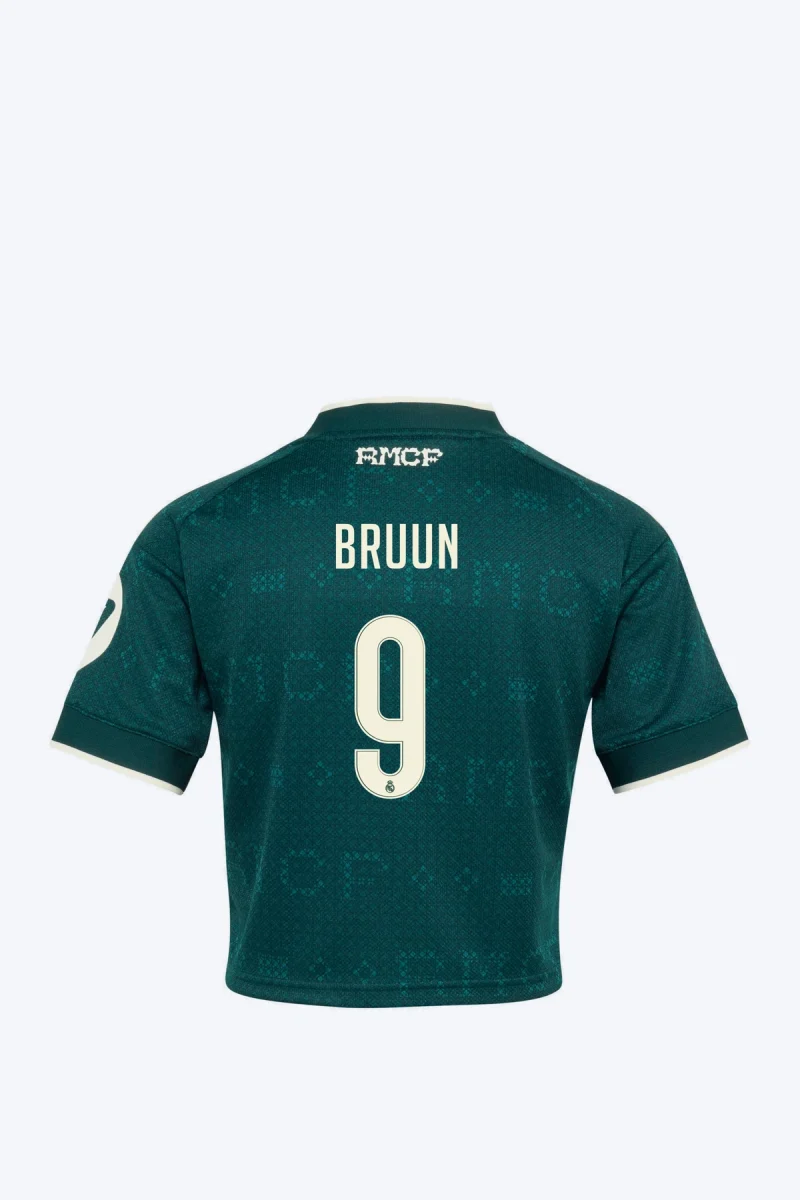 Bruun 9 Voetbalshirt - Real Madrid 26/27 Uit Cropped