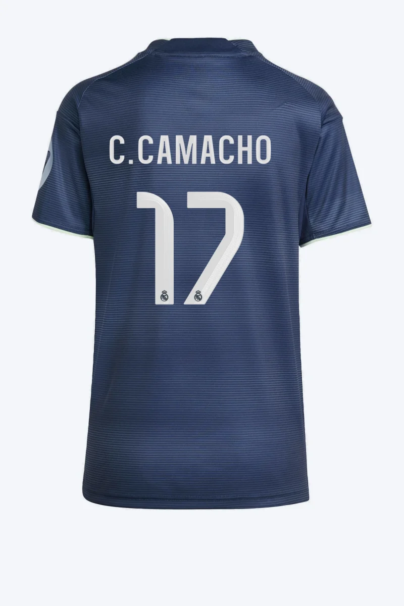 C. Camacho 17 Voetbalshirt - Real Madrid 25/26 Uit