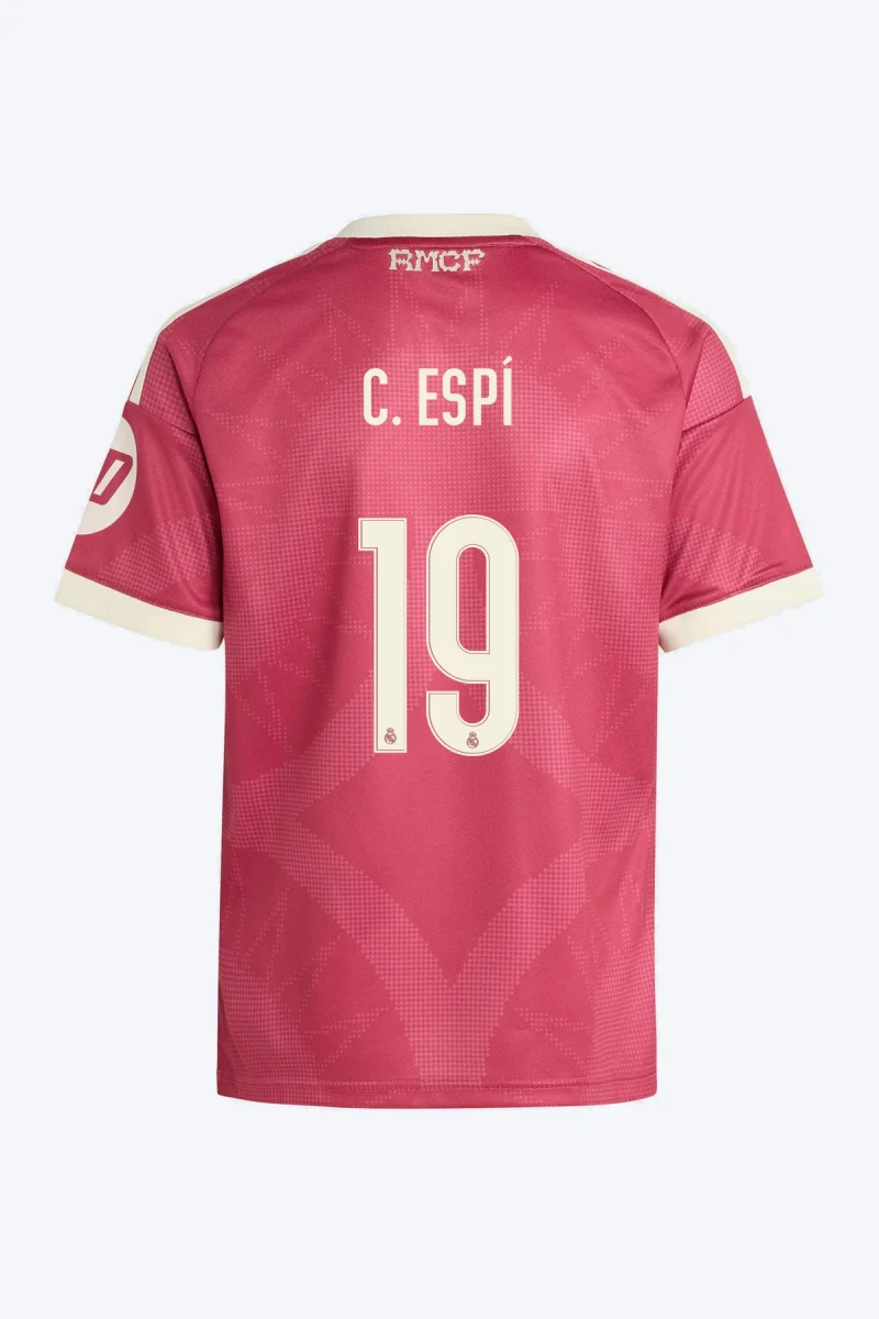 C. Espí 19 Voetbalshirt - Real Madrid 26/27 Derde Kids