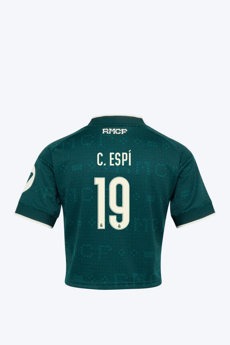 C. Espí 19 Voetbalshirt - Real Madrid 26/27 Uit Cropped