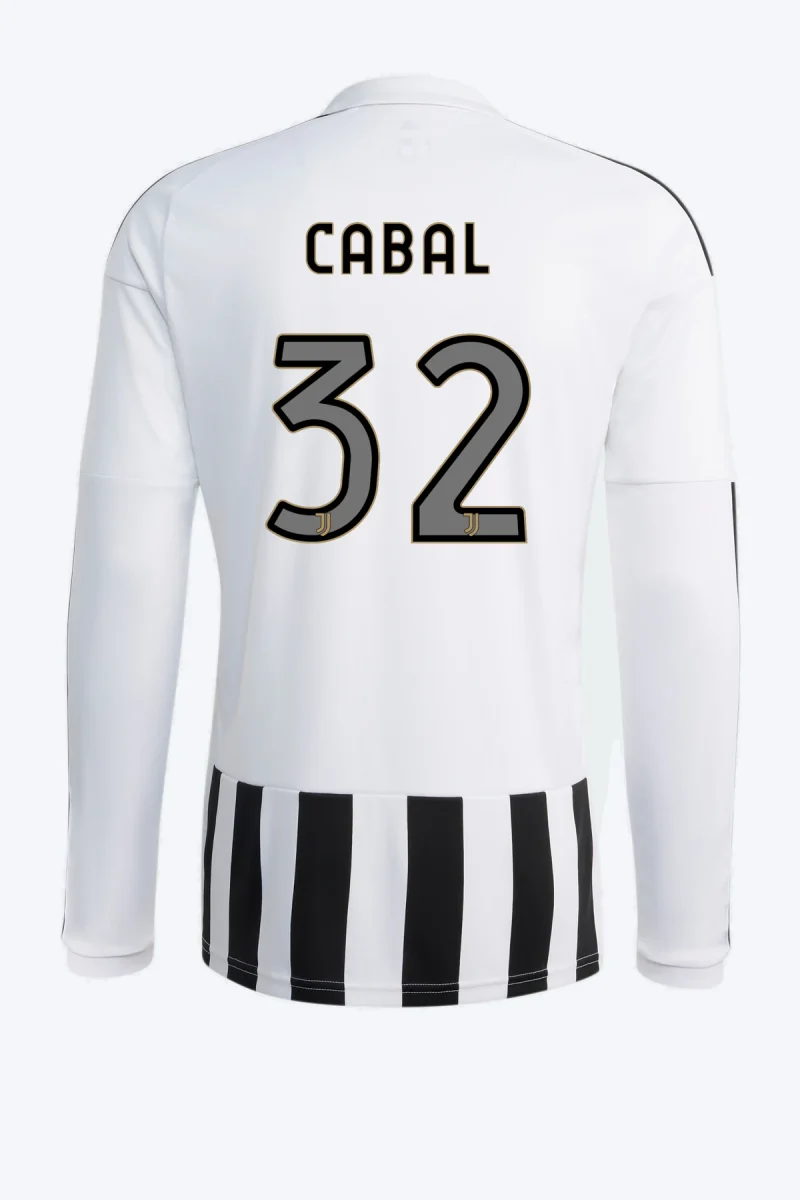 Cabal 32 Voetbalshirt - Juventus 26/27 Thuis Lange Mouw