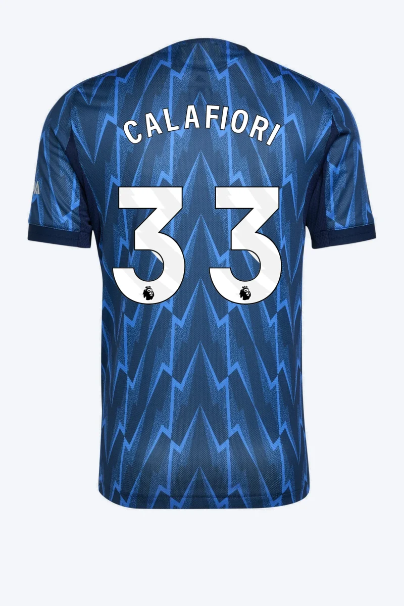 Calafiori 33 Voetbalshirt - Arsenal 25/26 Uit Authentic
