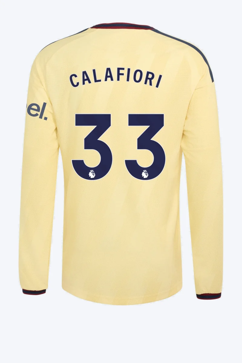 Calafiori 33 Voetbalshirt - Arsenal FC 26/27 Derde Authentic Longsleeve
