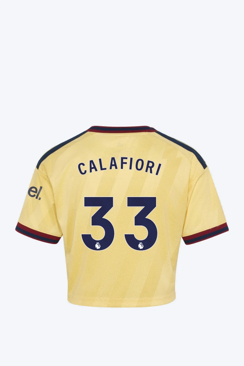 Calafiori 33 Voetbalshirt - Arsenal FC 26/27 Derde Cropped