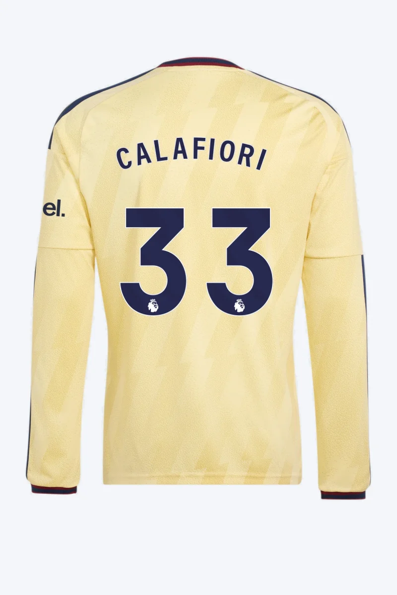 Calafiori 33 Voetbalshirt - Arsenal FC 26/27 Derde Longsleeve