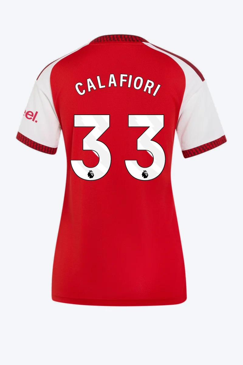 Calafiori 33 Voetbalshirt - Arsenal FC 26/27 Thuis