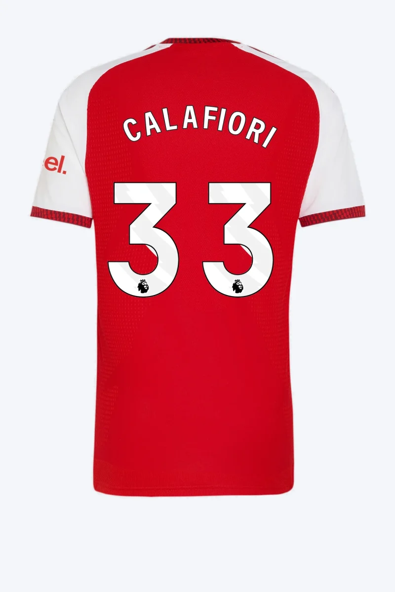 Calafiori 33 Voetbalshirt - Arsenal FC 26/27 Thuis Authentic