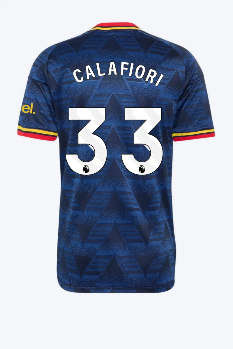 Calafiori 33 Voetbalshirt - Arsenal FC 26/27 Uit Authentic