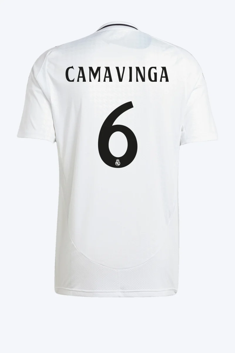 Camavinga 6 Voetbalshirt - Real Madrid 24/25 Thuis