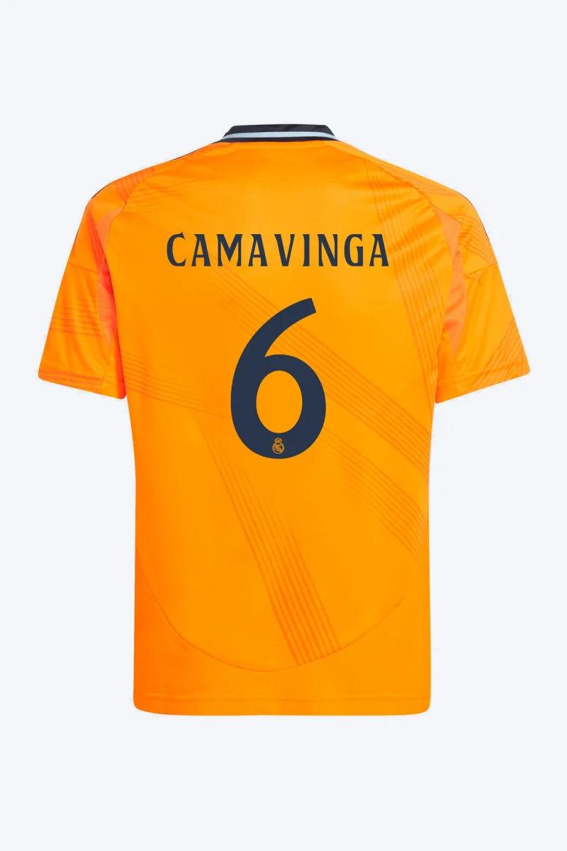 Camavinga 6 Voetbalshirt - Real Madrid 24/25 Uit Kids
