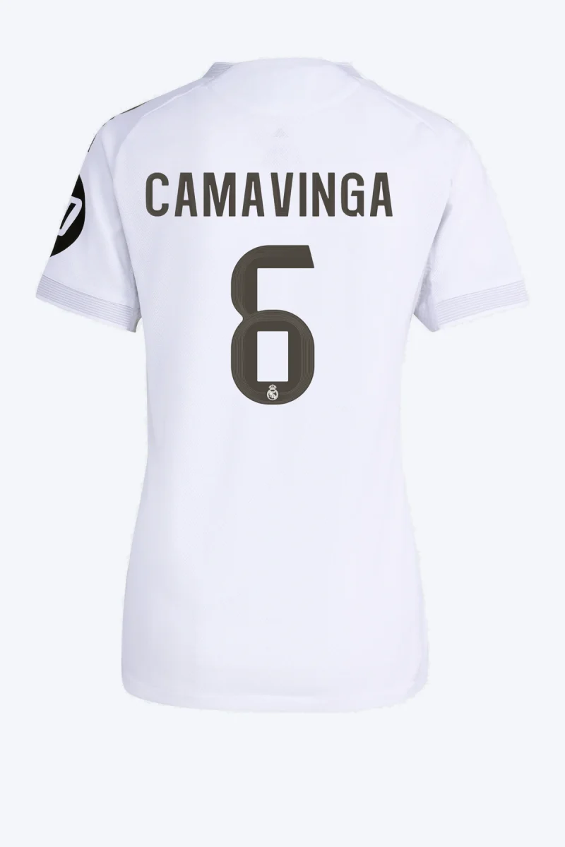 Camavinga 6 Voetbalshirt - Real Madrid 25/26 Thuis Authentic