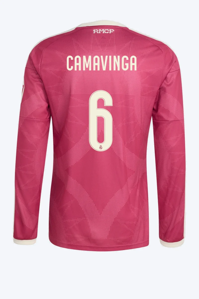 Camavinga 6 Voetbalshirt - Real Madrid 26/27 Derde Lange Mouw