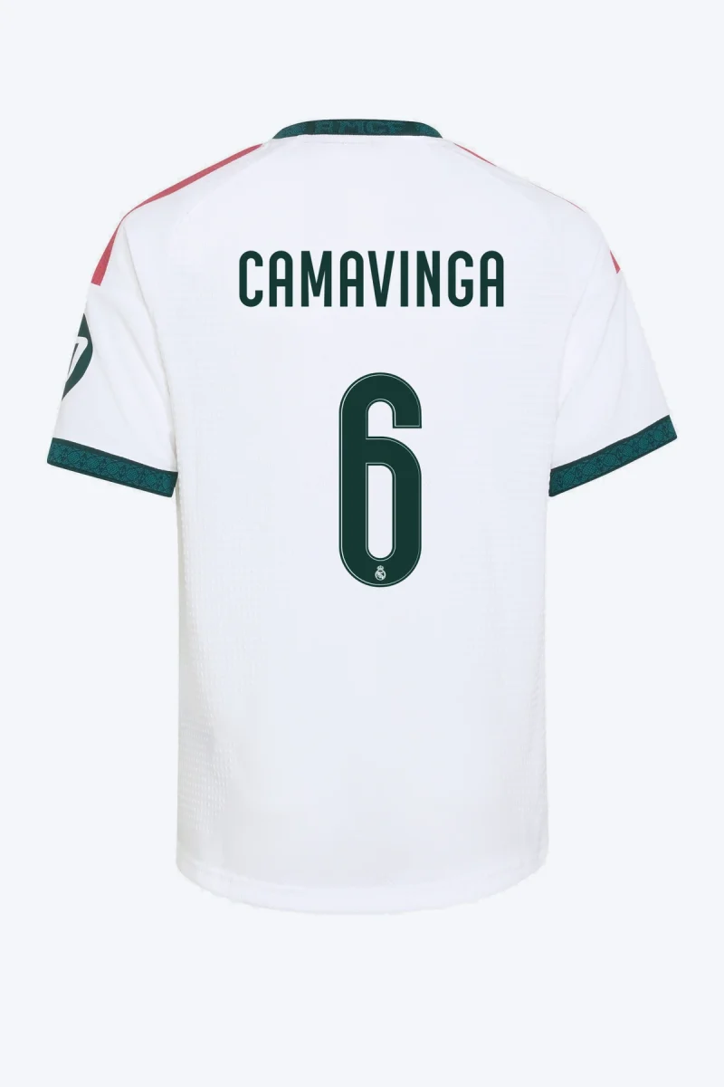 Camavinga 6 Voetbalshirt - Real Madrid 26/27 Thuis Authentic Kids