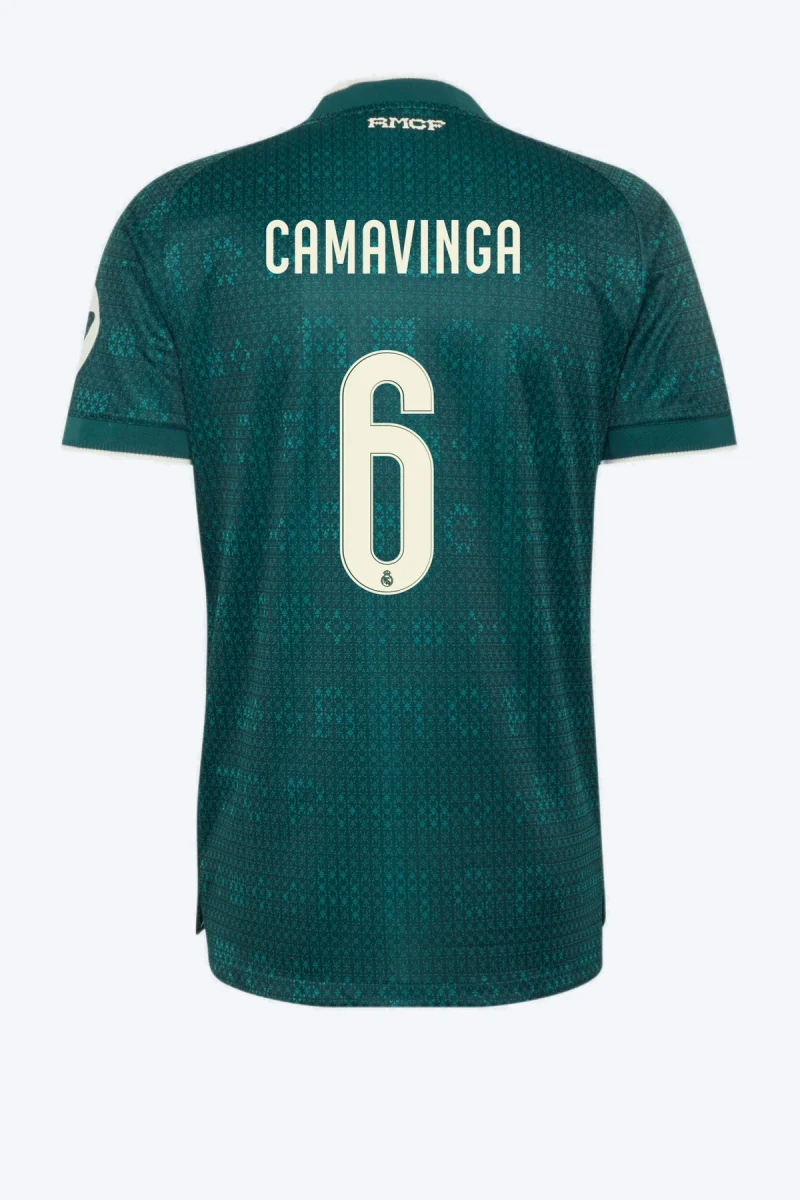 Camavinga 6 Voetbalshirt - Real Madrid 26/27 Uit Authentic