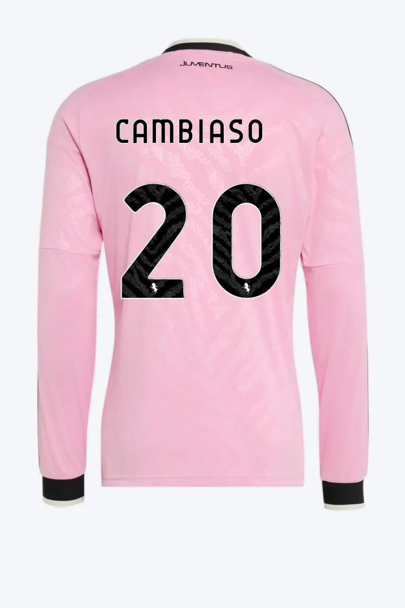 Cambiaso 20 Voetbalshirt - Juventus 26/27 Uit Lange Mouw