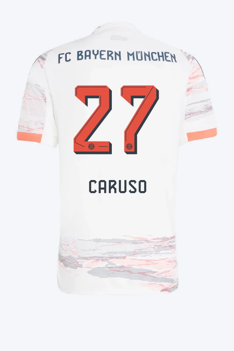 Caruso 27 Voetbalshirt - FC Bayern 25/26 (Dames Team) Uit