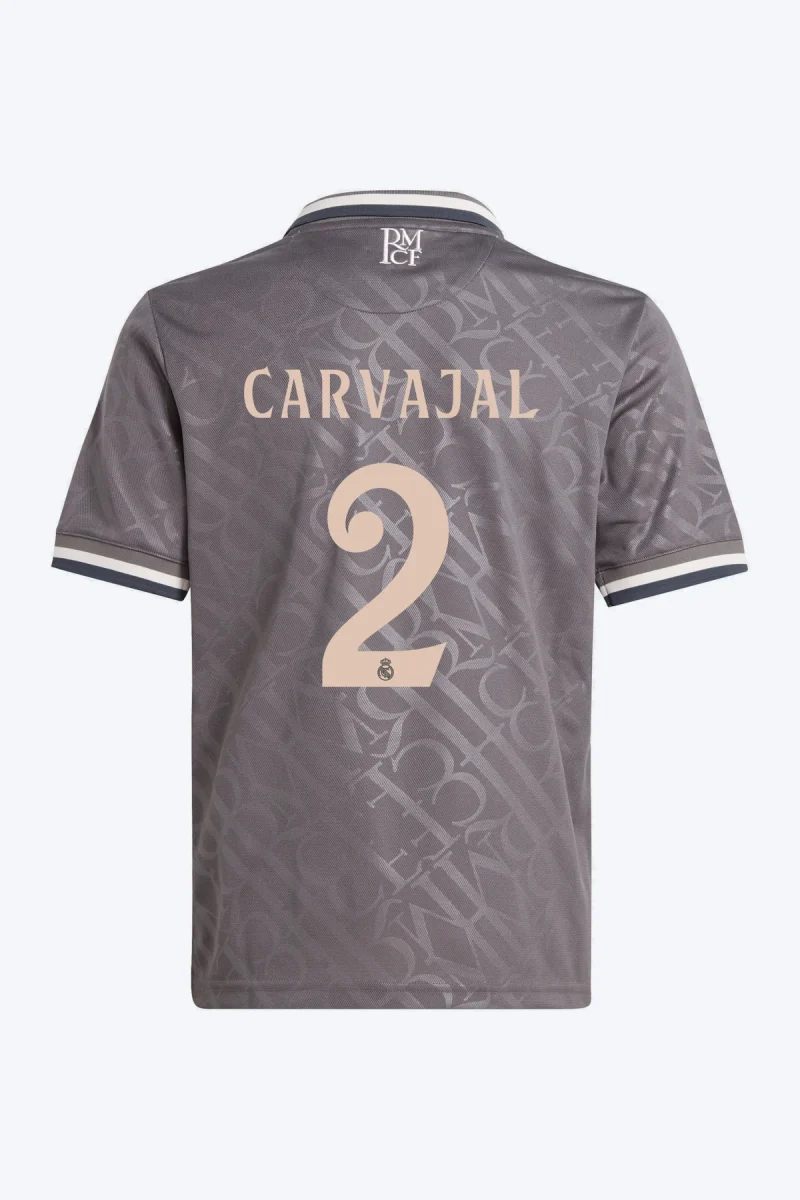 Carvajal 2 Voetbalshirt - Real Madrid 24/25 Derde Kids